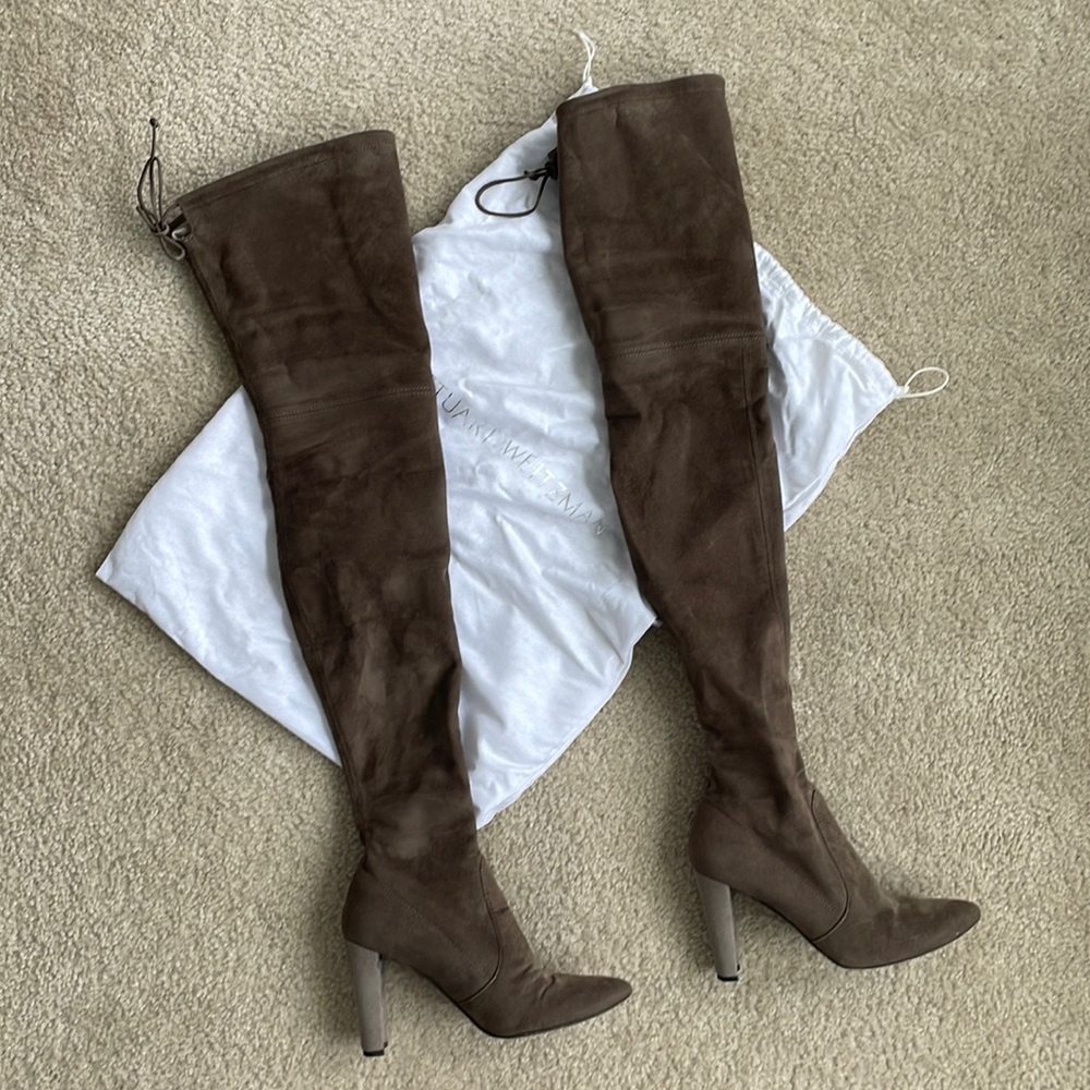 Stuart Weitzman Highland boots suede